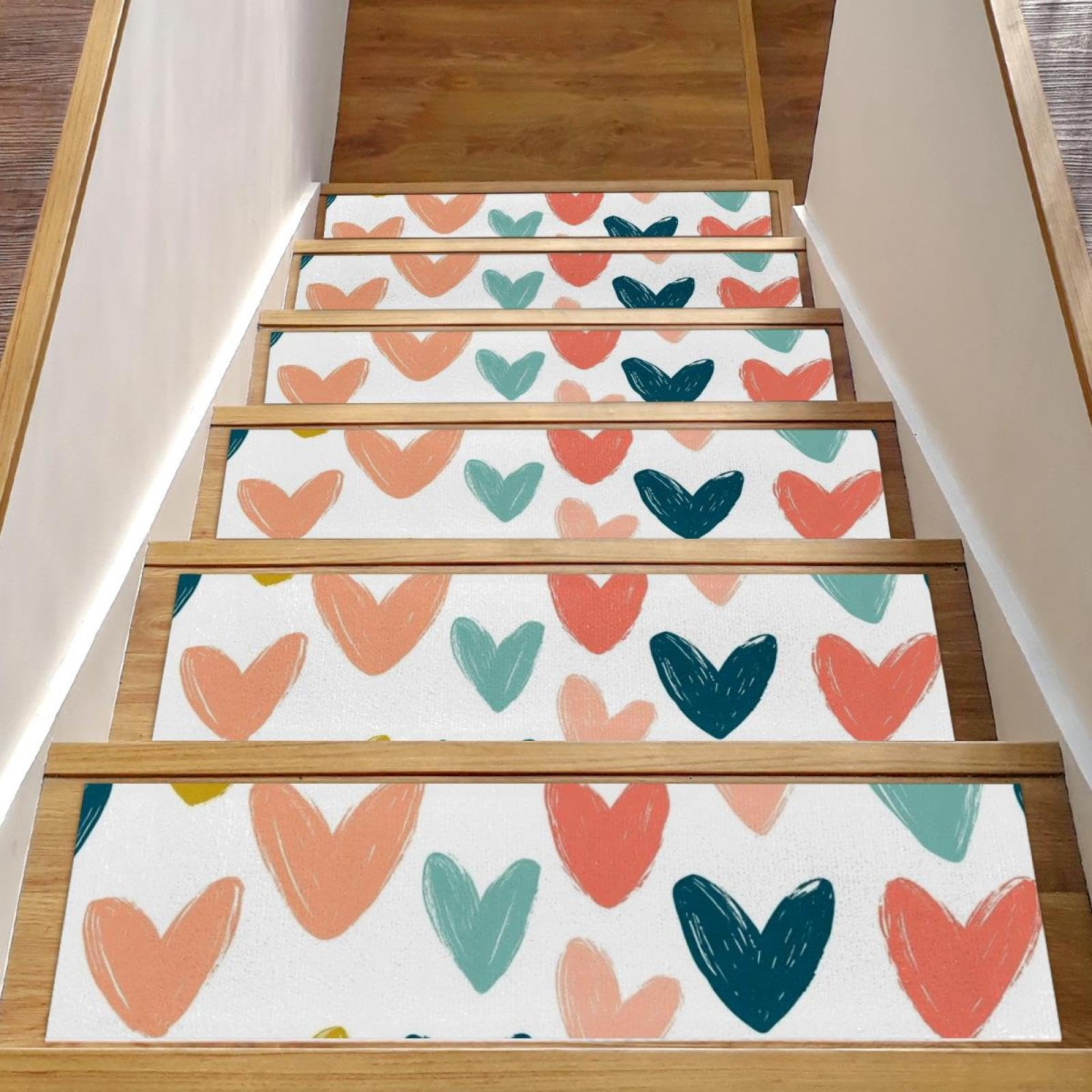 Tapis d'escalier antidérapants pour éviter les chutes sur le bois