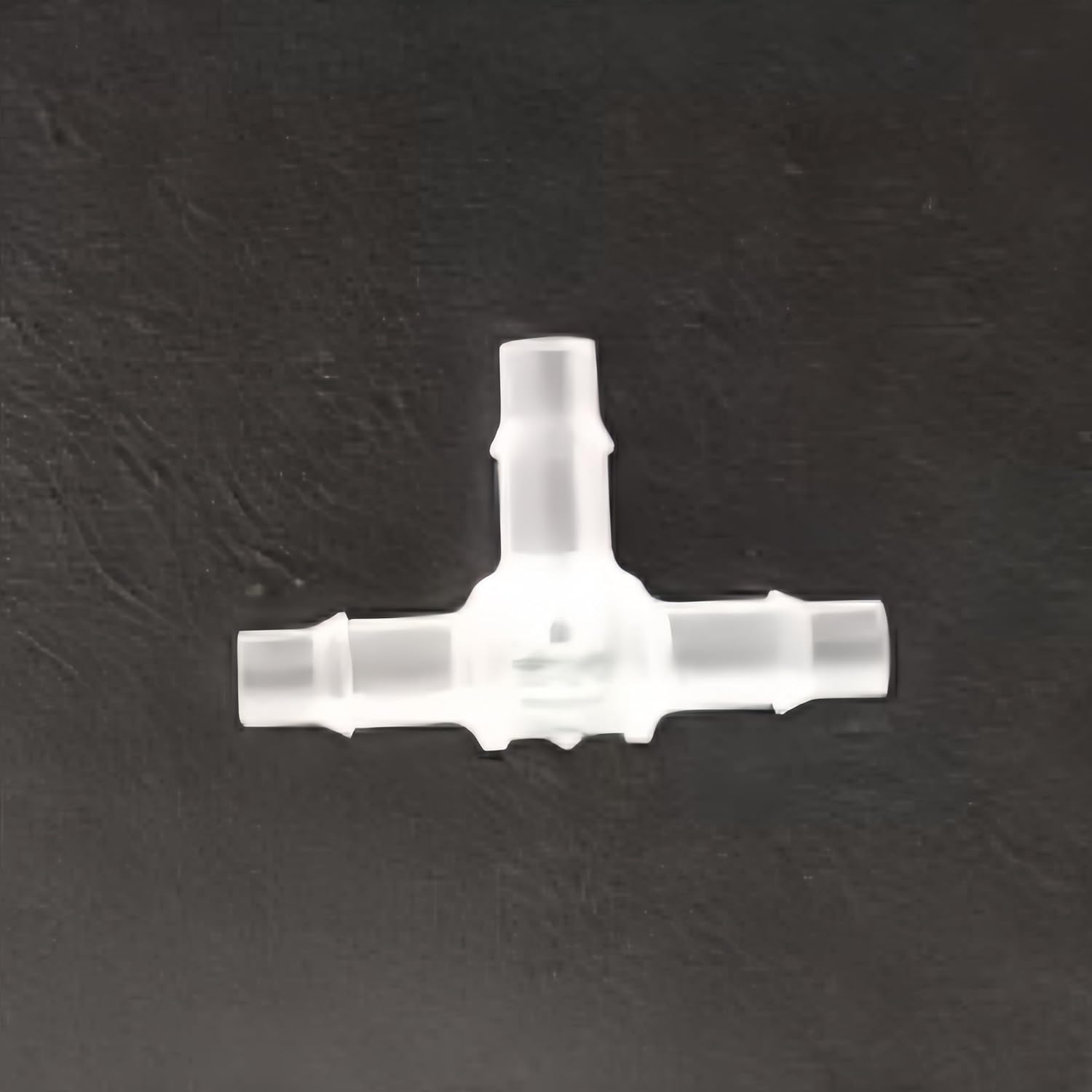 Plastic Hose Barb Fitting Equal/Reducing 3 Way Tee Shaped Connectors Tube Adapter Clear PP for Oxygen Tubing Pipe Household Fuel Gas Liquid Air Pack of 50 (Equal, 1.6mm, T-Type)