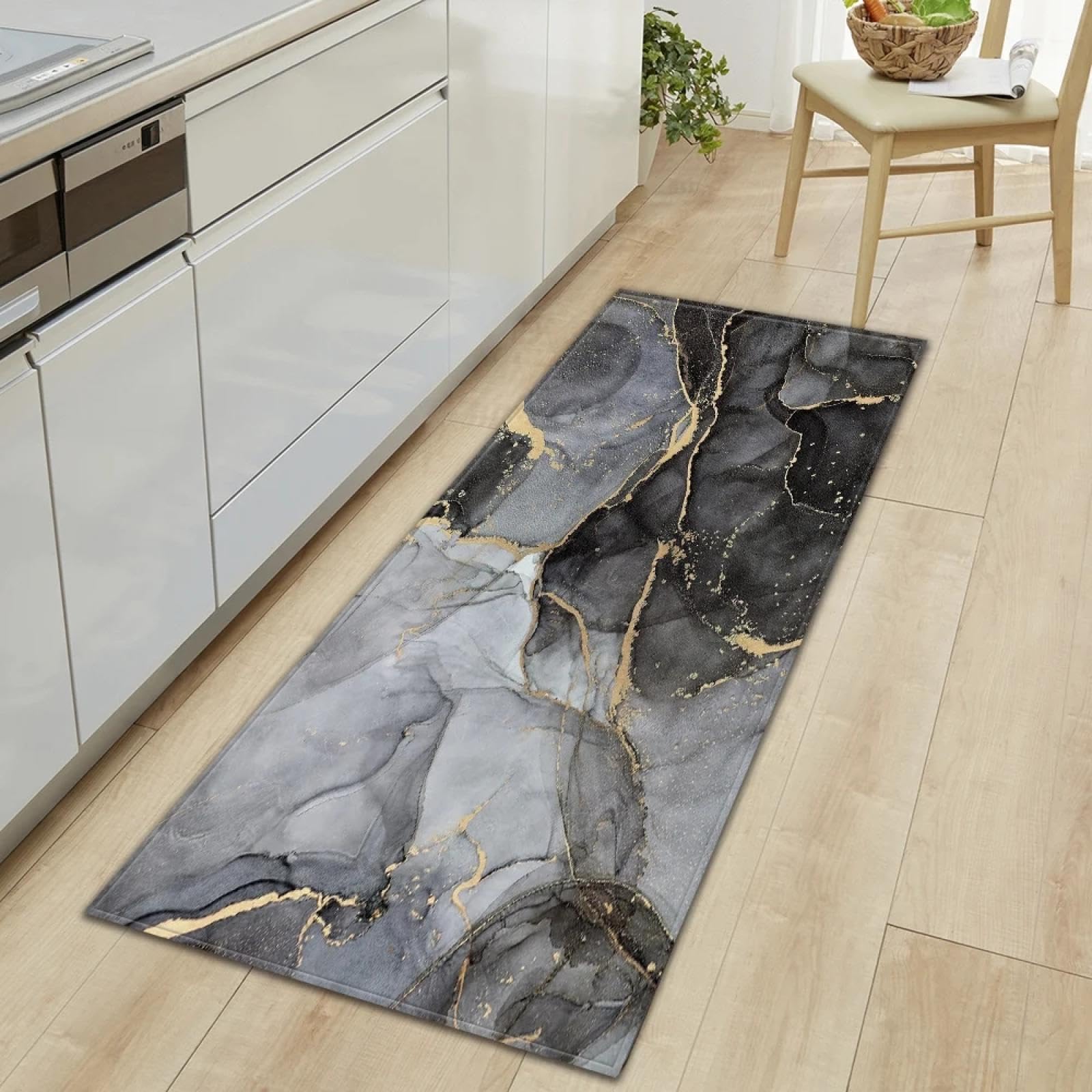 Tapis de cuisine 80x140 cm pour protéger le sol du couloir et de la salle de bain