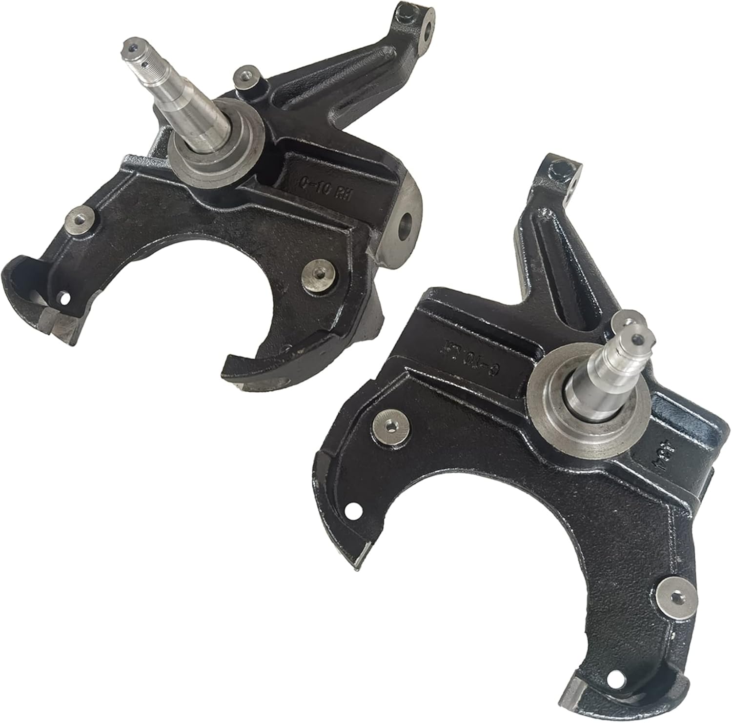 2.5" Front Drop Spindles Suspension Lowering Kit w/ 1" Rotors For 1975-1986 Chevrolet C10 For 1973-1974 Chevrolet C10 Pickup Truck 2WD