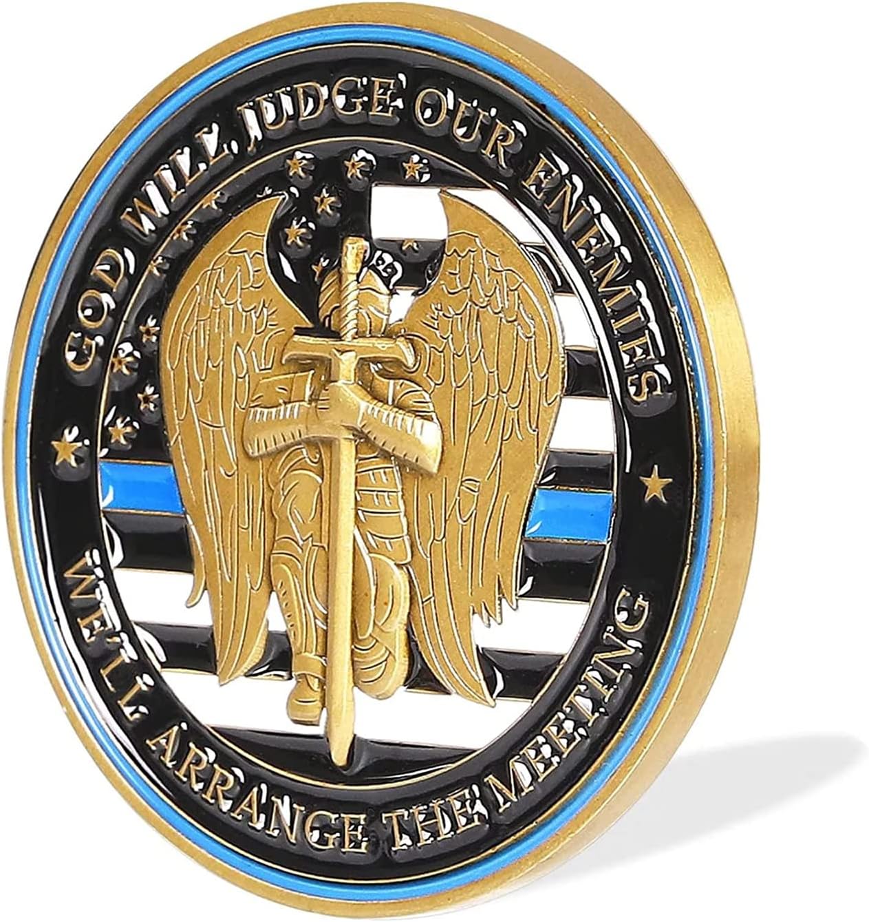 Saint Michael Police Coin The Archangel Prayer Challenge Coin (Pack of 6)