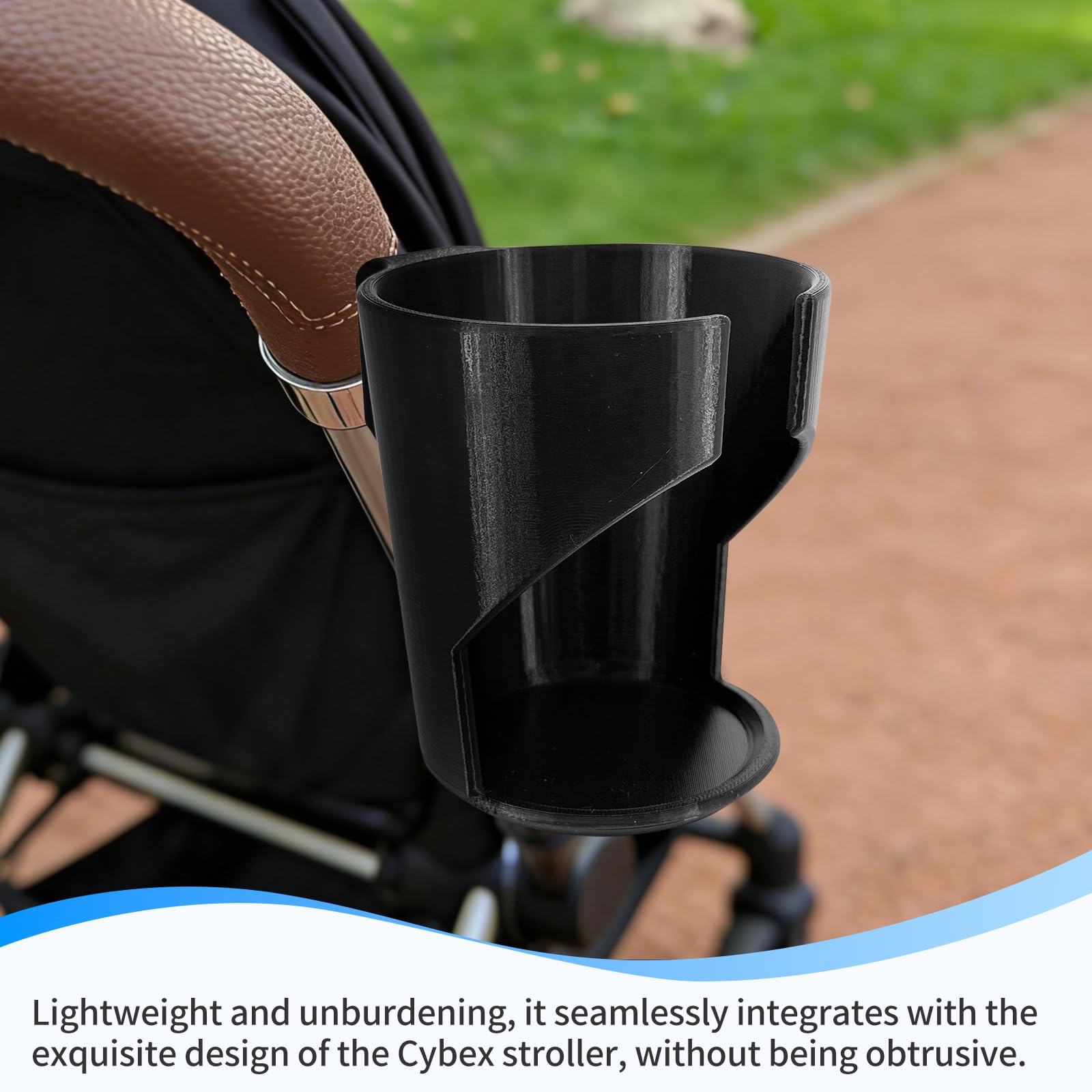 Portabevande Passeggino per Cybex Beezy – Portabicchieri Passeggino Accessori per Cybex Priam, Gazelle S, Beezy, Balios, Mios, Cup Holder Stroller, portabottiglie, supporto per caffè