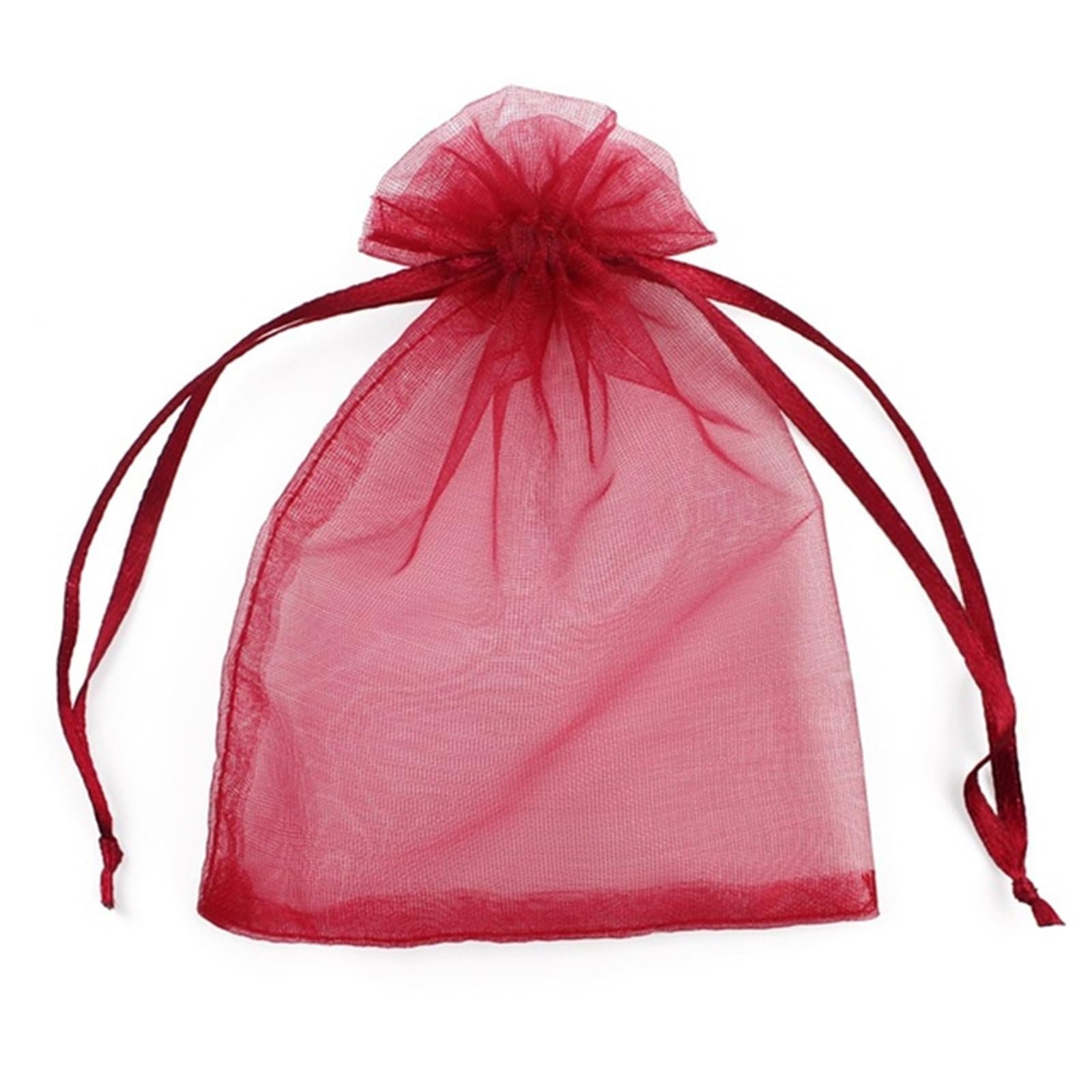 Cidegoo 100pcs 5x7cm Drawstring Organza Bags Small Pouches for Jewelry Wedding Gift Packaging