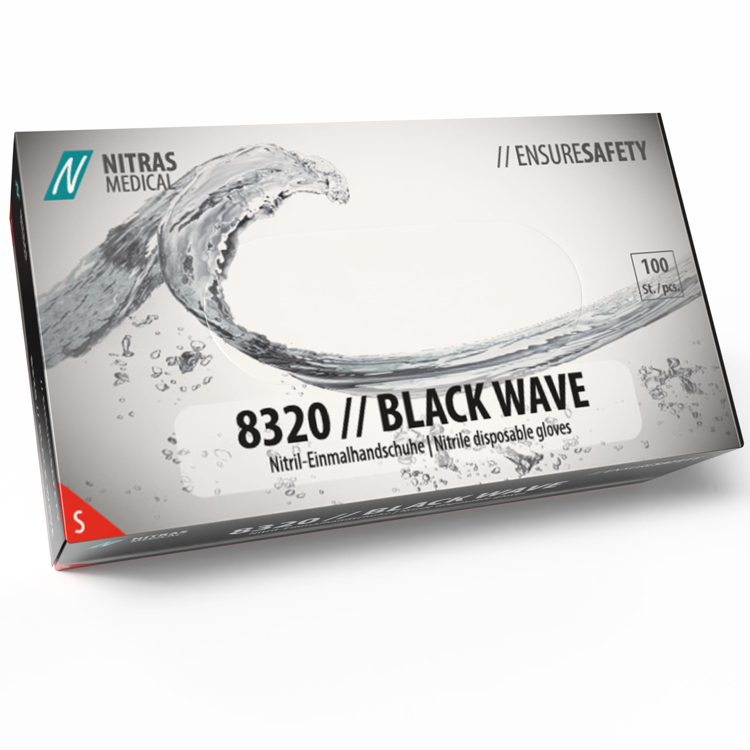 Nitras 8320 BLACK WAVE Einmalhandschuhe