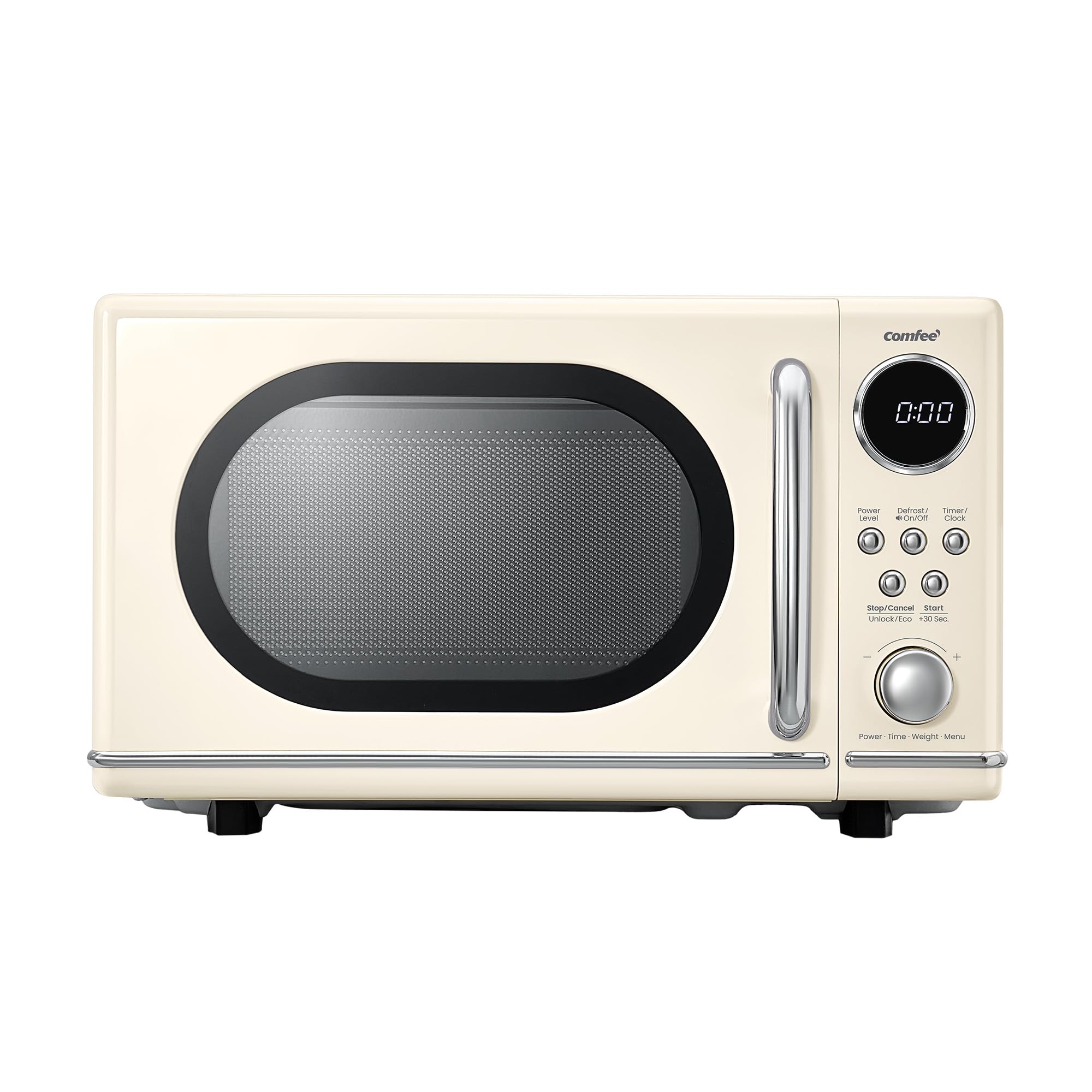 COMFEE Retro Countertop Microwave Oven Apricot