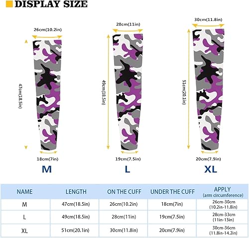 Vista 20 de CLOHOMIN Mangas para brazos, protección solar, mangas de compresión, cubierta de tatuaje para mujeres y hombres, manga deportiva atlética refrescante