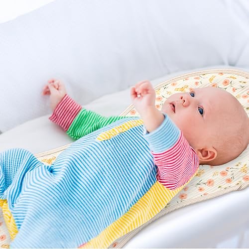 Vista 5 de 3 fundas para cambiador de pañales que se adaptan a la forma de maní, tapetes impermeables de algodón orgánico de maní son cálidas en la espalda