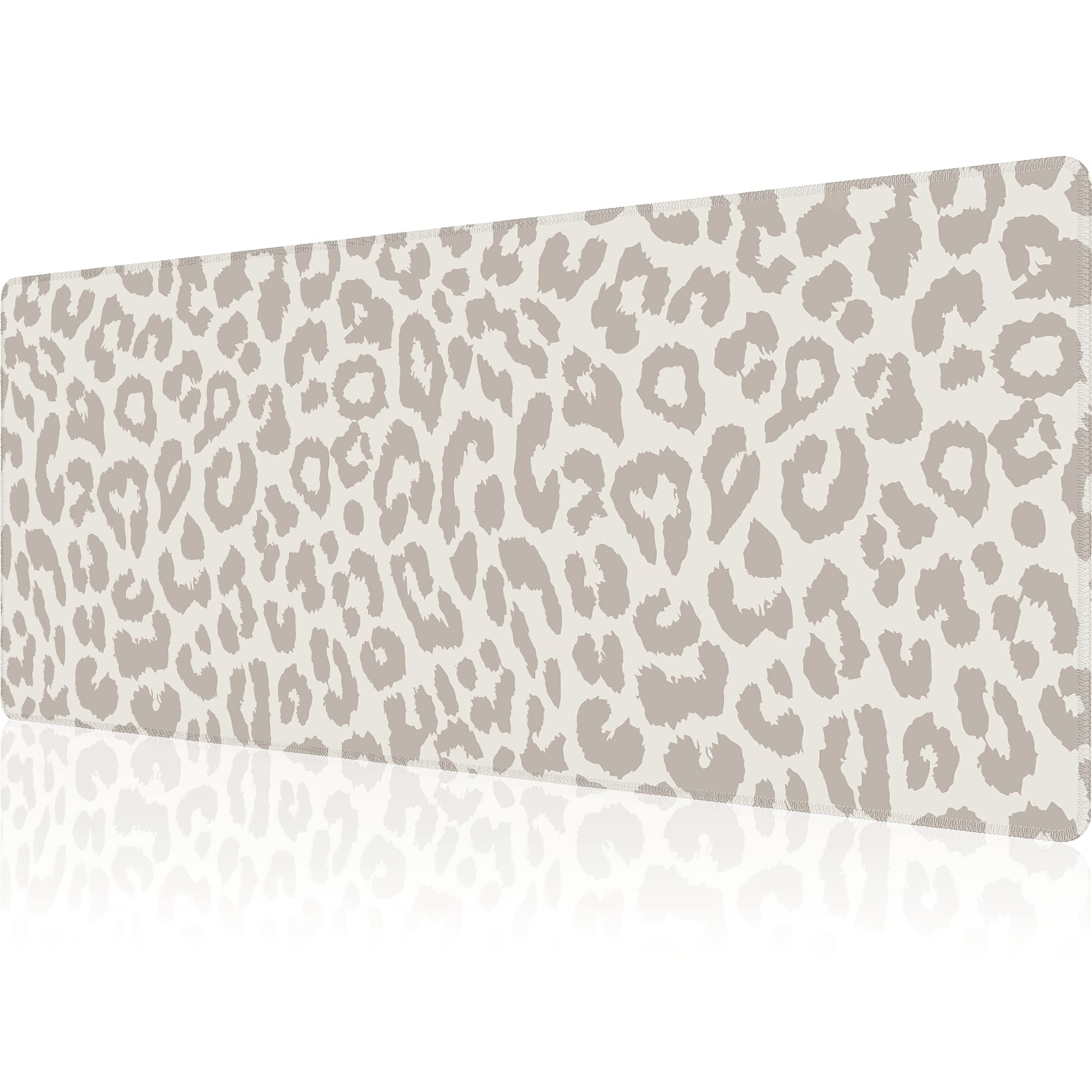 PTPLMM Beige Leopard Print Mouse Pad