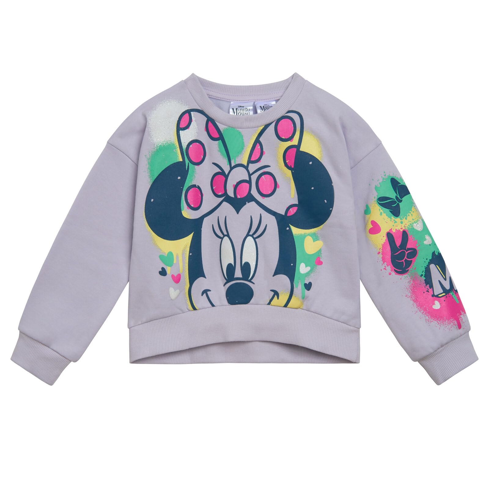 Disney Dziecięca bluza i legginsy w kwiaty strój zestaw dla niemowląt do dużych rozmiarów dziecięcych (12 miesięcy - 14-16)