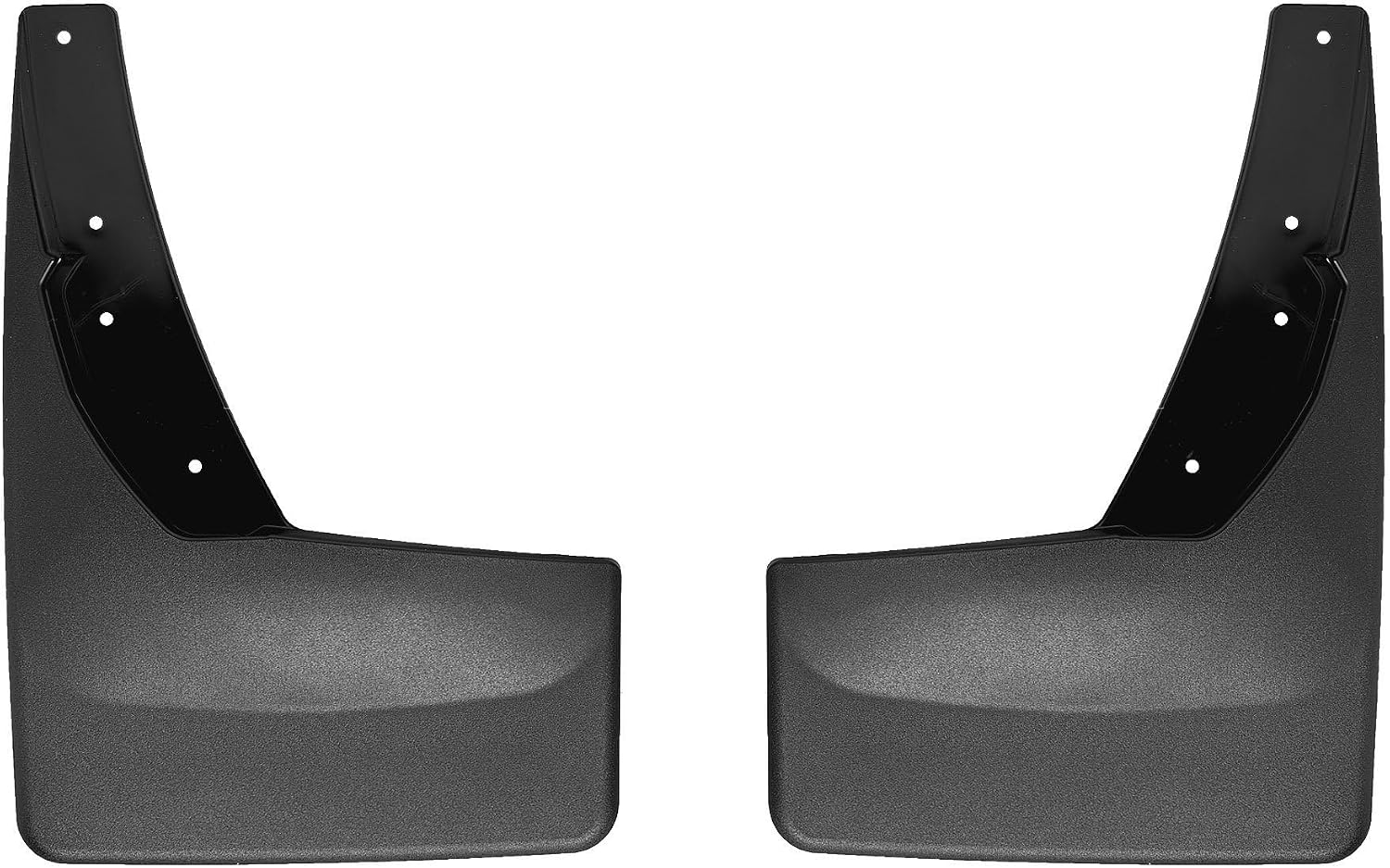 WeatherTech Custom No Drill Splash Guard MudFlaps for Ford Expedition Max, Rear Pair (120155), Black