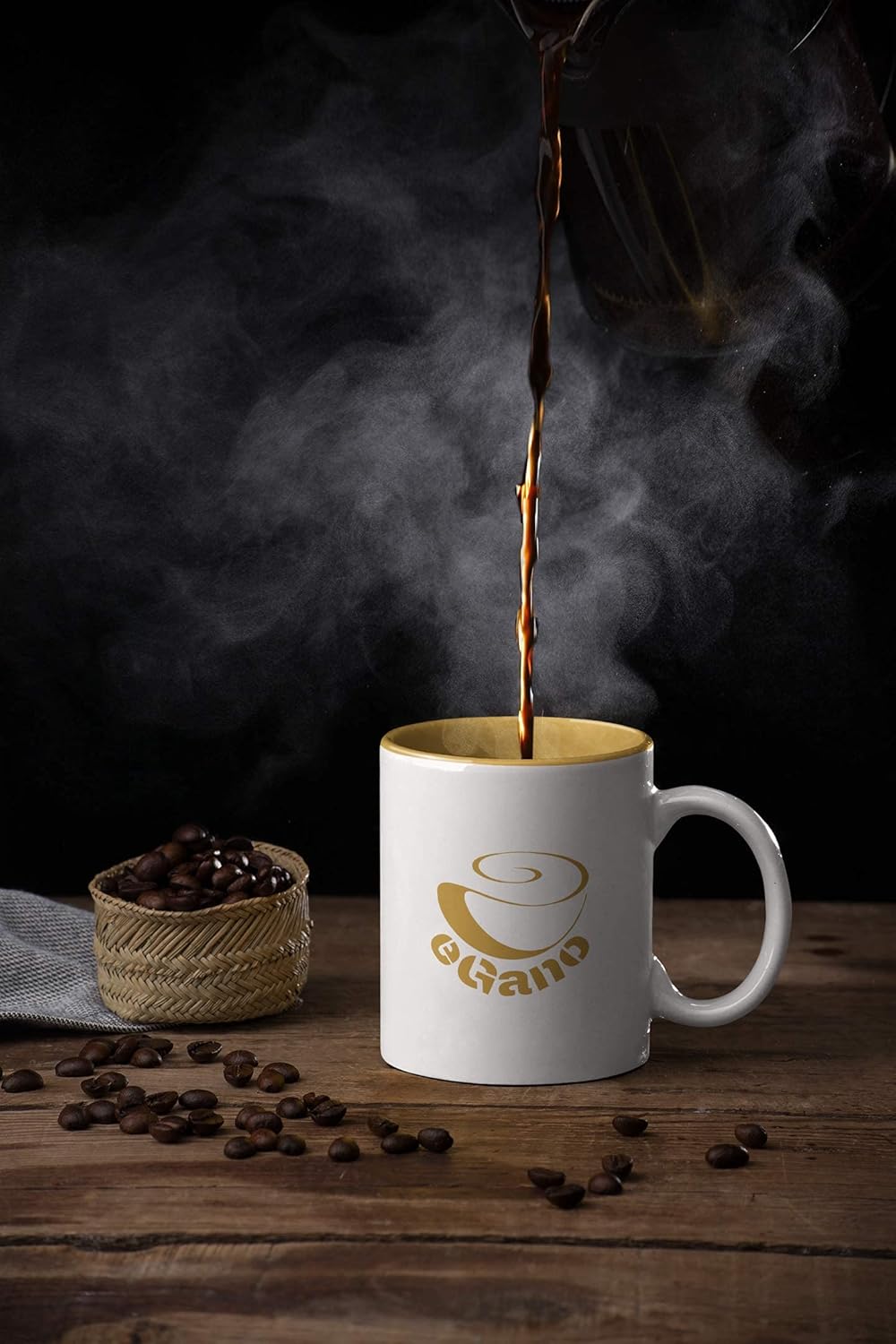 2 Boxes eGano Premium Ganoderma Black Coffee Instant Coffee With Ganoderma Lucidum Extract (3.5g x 30 Sachets / Box)