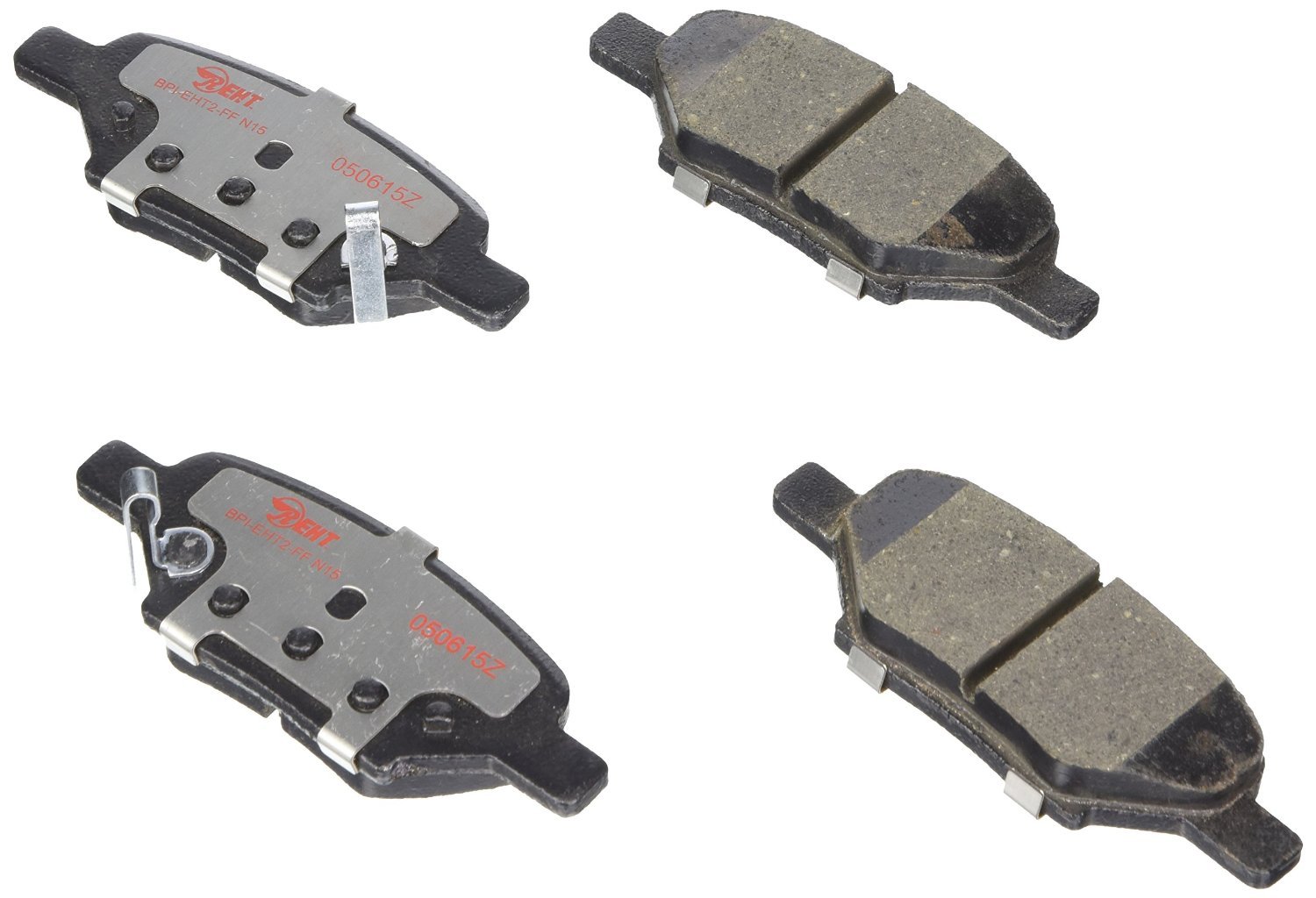 Raybestos Element3 Automotive Replacement Rear Brake Pad Set for Select Pontiac, Chevrolet, Saturn (EHT1033H)