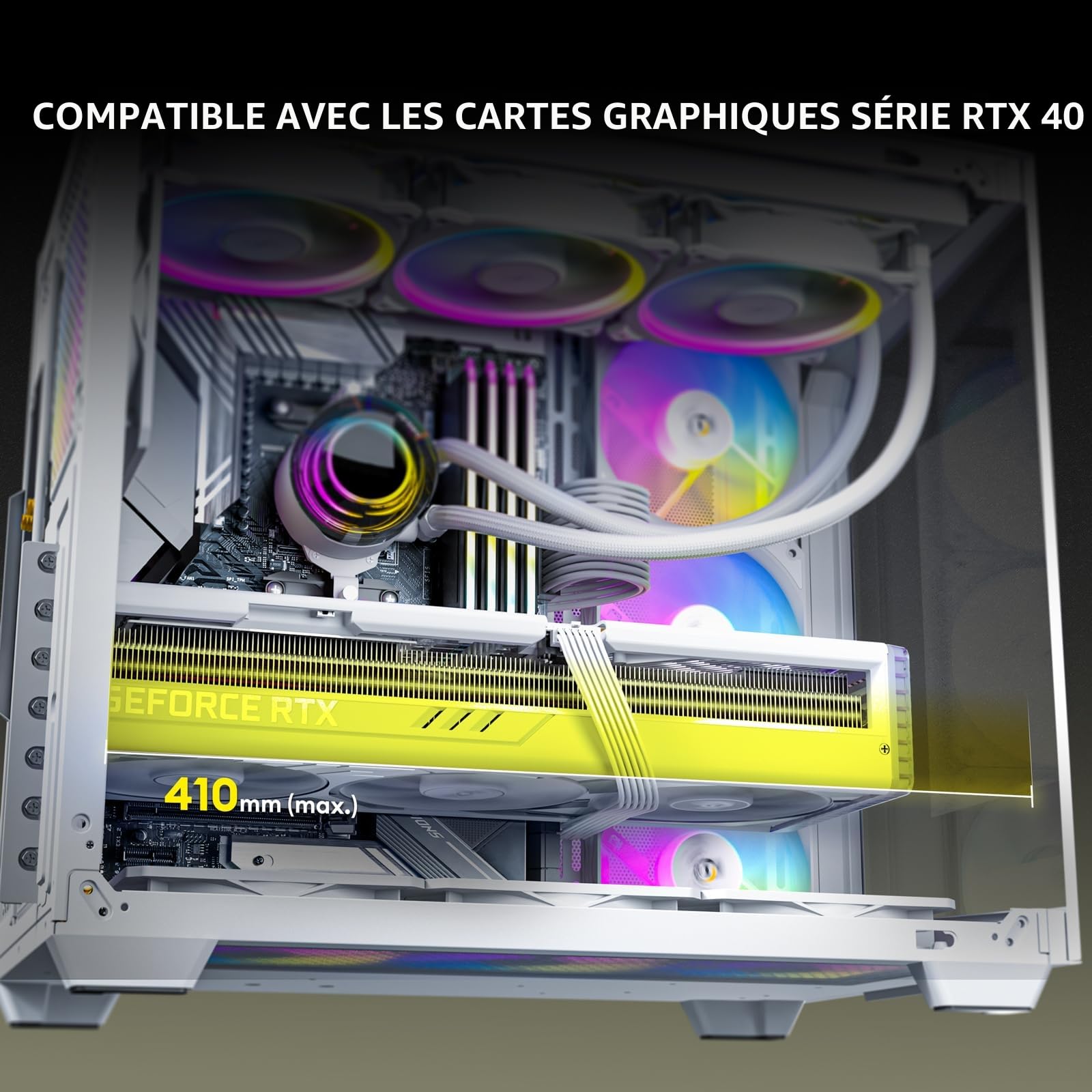 Antec C5 - Midi Tower - Pc - Wei? - Atx - Itx - Micro Atx - Glas - Kunststoff - Stahl - 3x 120 Mm (0-761345-10034-2)