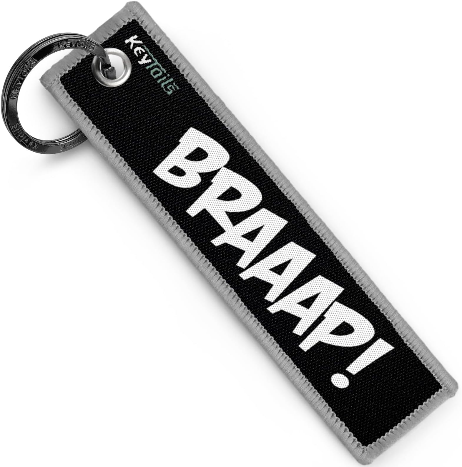 KEYTAILS Keychains, Premium Quality Key Tag for Motorcycle, Car, Scooter, ATV, UTV [BRAAAP!]