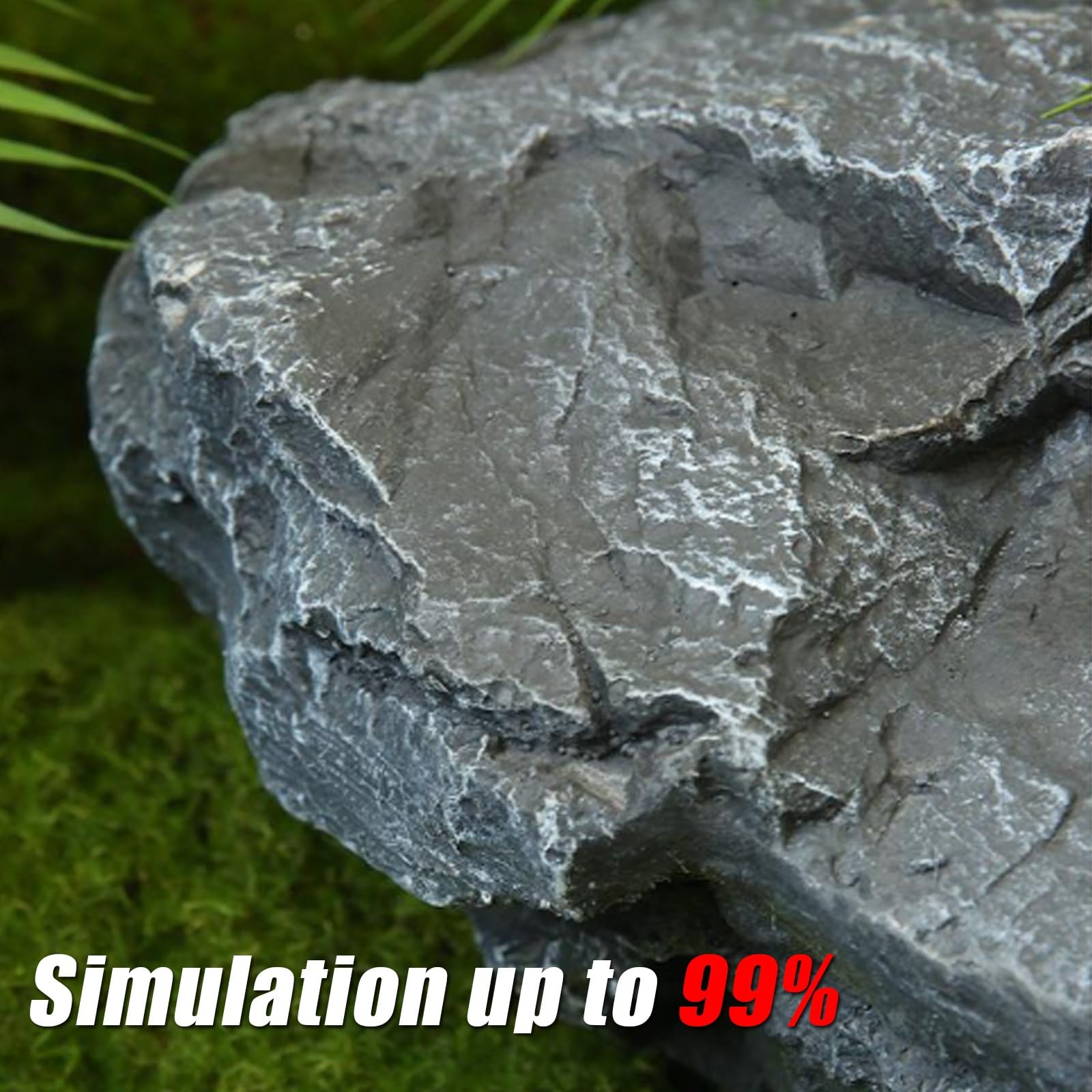 Amazon.co.jp: 造園のための模造岩、人工的な大きい石、良質の