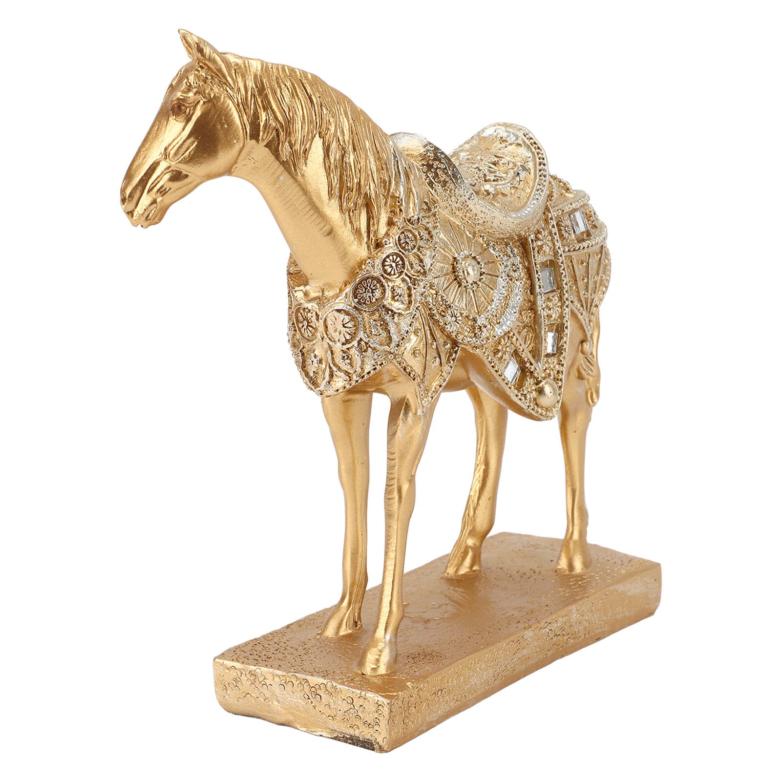Sculpture décorative exquise de cheval pour sublimer un salon moderne