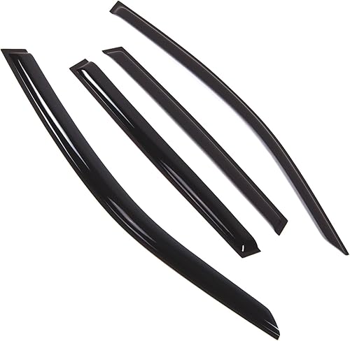 Protector de lluvia para ventana de automóvil  Viseras de montaje exterior, deflectores de ventana lateral automáticos  Escudos de lluvia