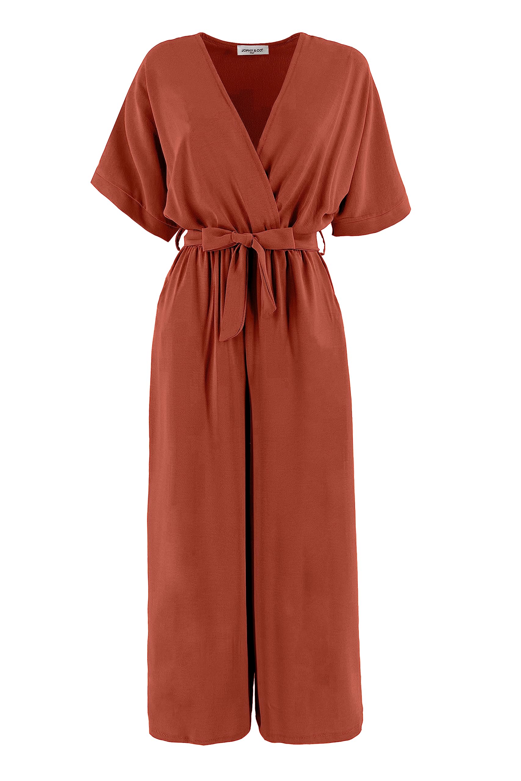 JOPHY & CO. Mono largo para mujer con cuello en V (cod. 6797)