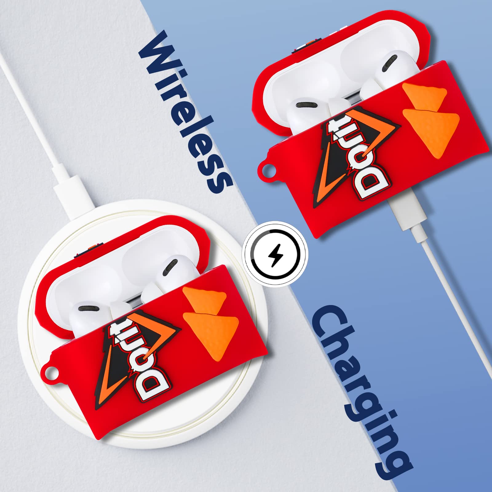 Amazon | WowChic AirPods Pro 2019/Pro 2用ケース 2022 ソフト