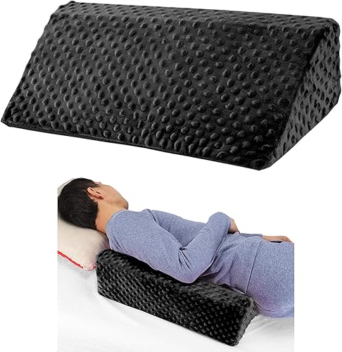 Vista 16 de Almohada de cuña para dormir de lado, almohada de cuña de espuma de posicionamiento corporal, almohada de cuña lateral para dormir, almohada