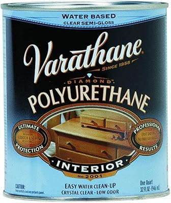1-qt. Clear Gloss Water-Based Interior Polyurethane (2-Pack)