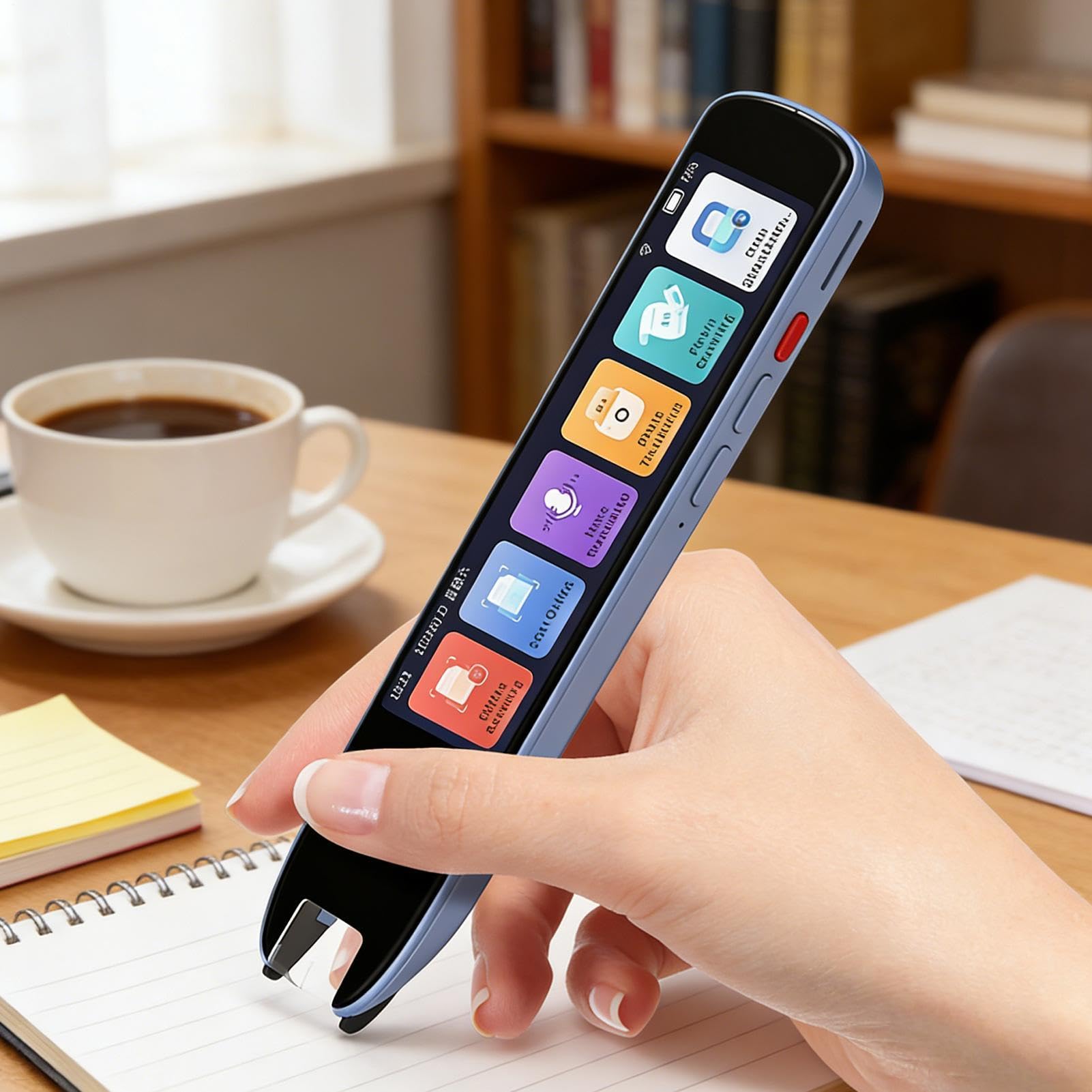 Penna per Leggere per Bambini Dispositivo Portatile con IA per Lettura | Traduttori Elettronici per Lingue Straniere per Bambini, Insegnanti, Classe, Scuola, Casa, Viaggi, Apprendimento