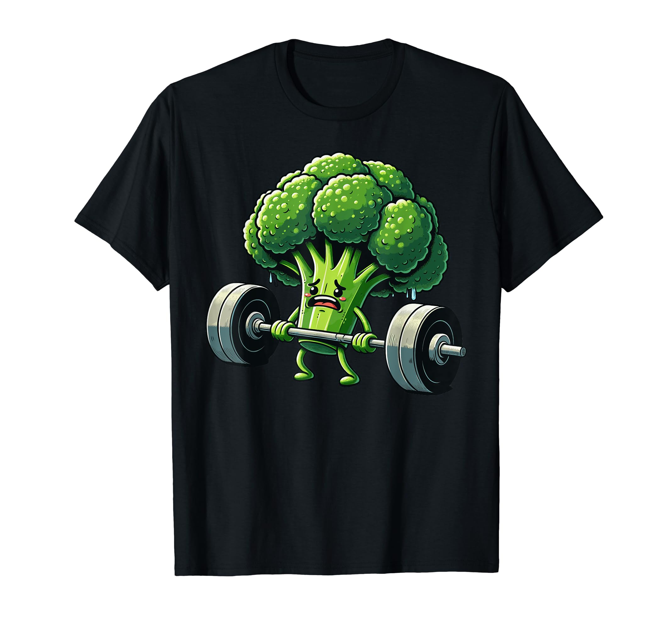 Funny Broccoli Deadlift Weightlifting TeesDeadlift Tshirt Broccoli Gym Fitness Motivation Bodybuilding T-Shirt
