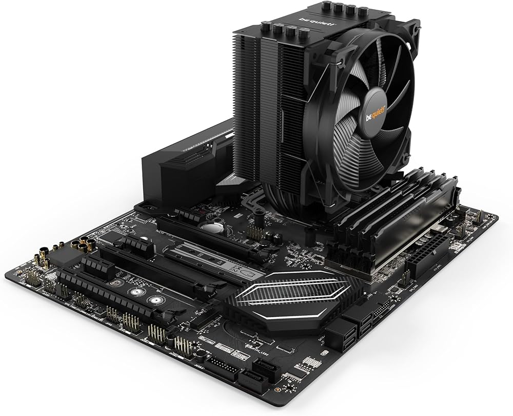 be quiet! Pure Rock 2 Black, BK007, 150W TDP, CPU Cooler, Elegant Black Surface, HDT Technology thumbnail 4