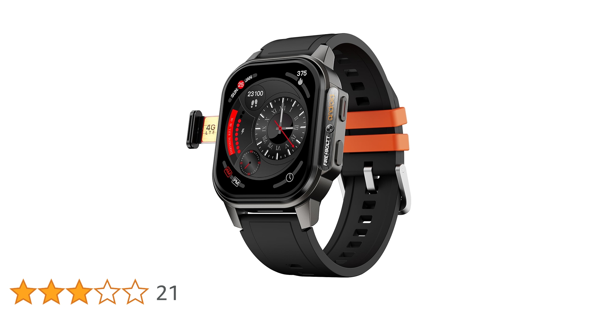 Amazon.in: Buy (Refurbished) Fire-Boltt Snapp Smart Watch, Selfie