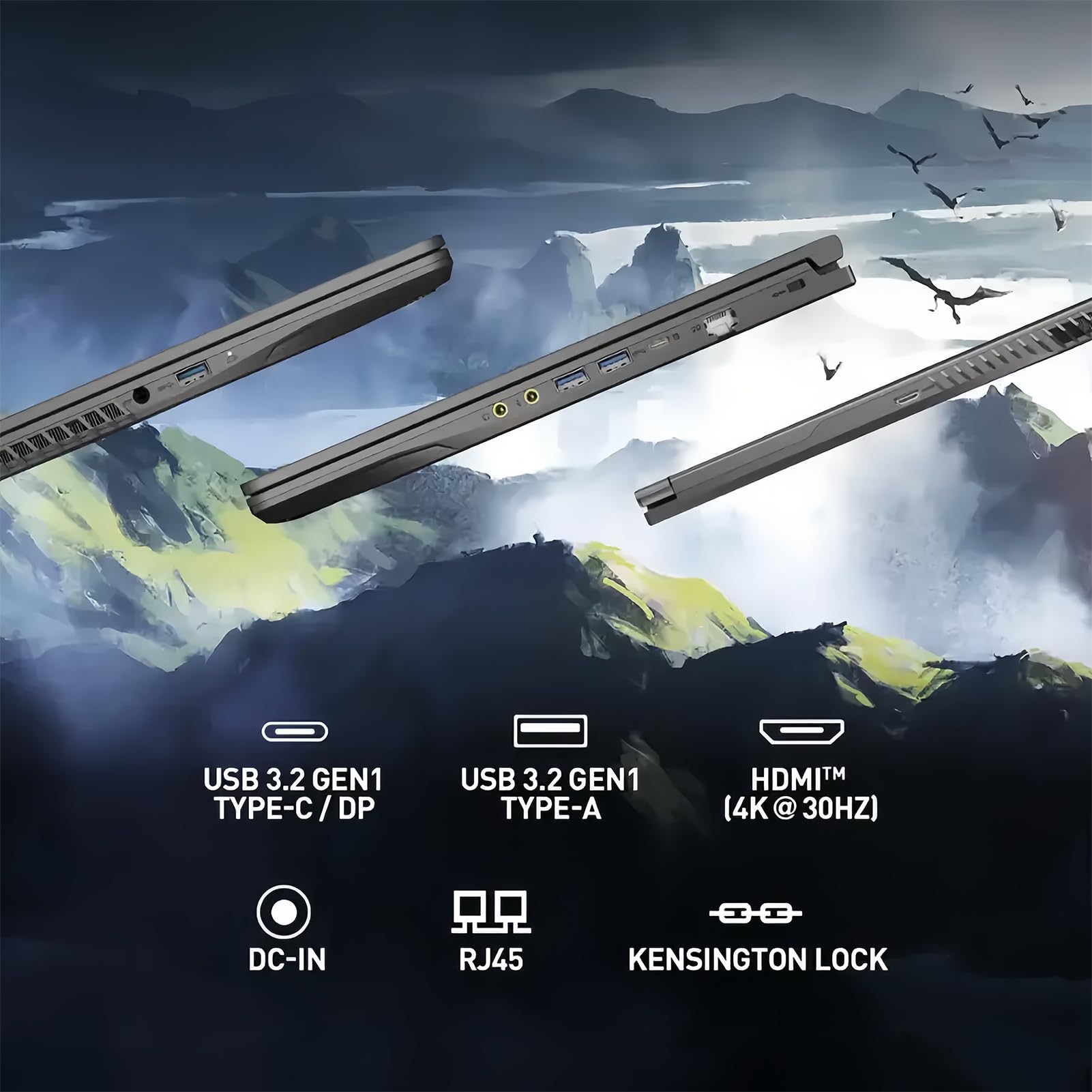 MSI GF63 Thin Gaming Laptop, 15.6" FHD 144Hz, Intel i5-11400H, RTX 3050, 16GB RAM, 512GB NVMe SSD, Windows 11, Aluminum Black: 32GB RAM | 1TB PCIe SSD+pro