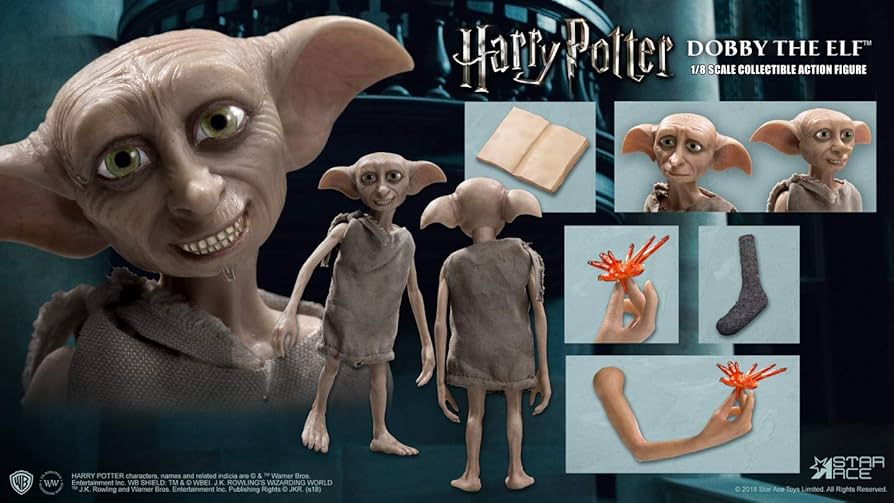 ハリー・ポッターと賢者の石 秘密の部屋特別版アズカバンの囚人　ドビーフィギュア ハリー・ポッターと賢者の石 秘密の部屋特別版アズカバンの囚人