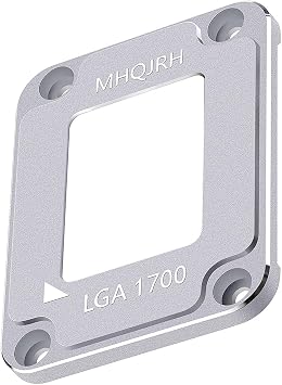 CPU Contact Frame for LGA 1700 Retrofit Kit, 17XX-BCF Bracket Intel 12th/13th/14th Generation Anti-Bending Buckle Silver