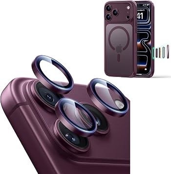 ESR iPhone 2026 Pro 3x US Military Mil-Spec Case and Reinforced Camera Film Set, Military Grade Ultimate Protection, Wireless Charging, Shockproof, Scratch Resistant, Lightweight