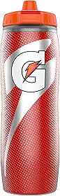Gatorade Garrafa térmica Squeeze, vermelha, 850 g