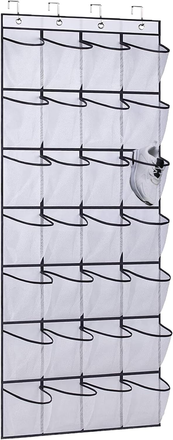 FitRepa Schuhorganizer 12 Taschen - Hängende Schuhaufbewahrung Für Tür