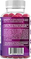 Vista 9 de Vitamatic Gomitas de biotina de 10,000 mcg para cabello más fuerte, piel y uñas, 60 gomitas veganas, también llamadas vitamina B7 (2 botellas)