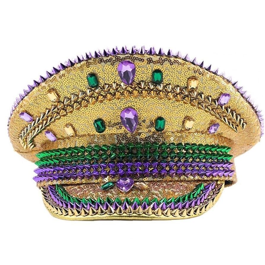 Amazon.co.jp: Simamile 帽子 キャプテンハット キラキラ