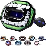 Oral Mart Football Mouth Guard (Green Monster) - Lip Guard Mouthpiece - Football Mouthguard Pacifier Protector