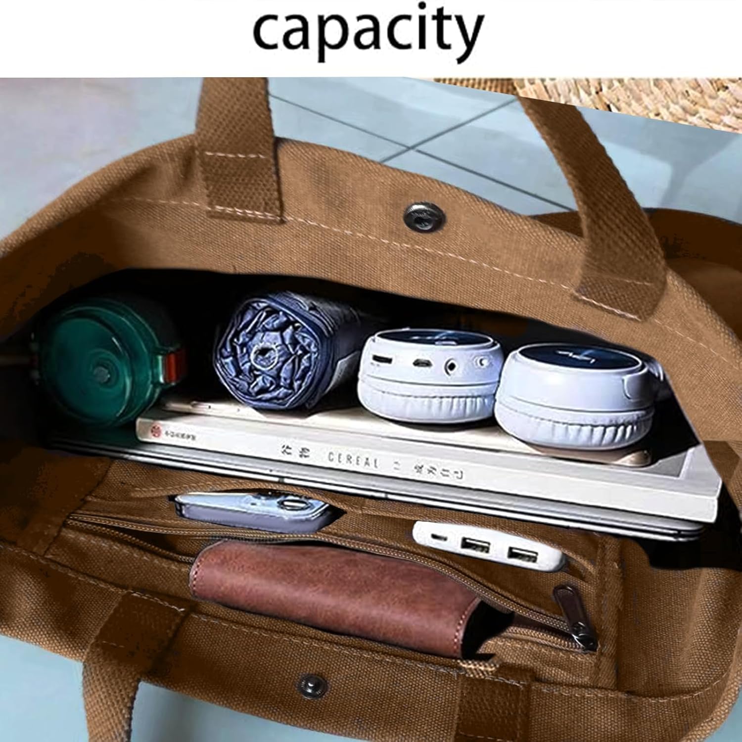 Large Canvas Tote Bag For Women Handbags Casual Shoulder Bag Crossbody Top Handle Bag Cross-body Handbags