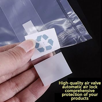 Miupoo Packaging Air Bags,Clear Plastic Inflatable Air Packaging Protector Bag with Free Pump Cushion,Air Inflatable Cushion Blocking Packaging Bag,10x15cm/4x6 Inches,50 Pieces