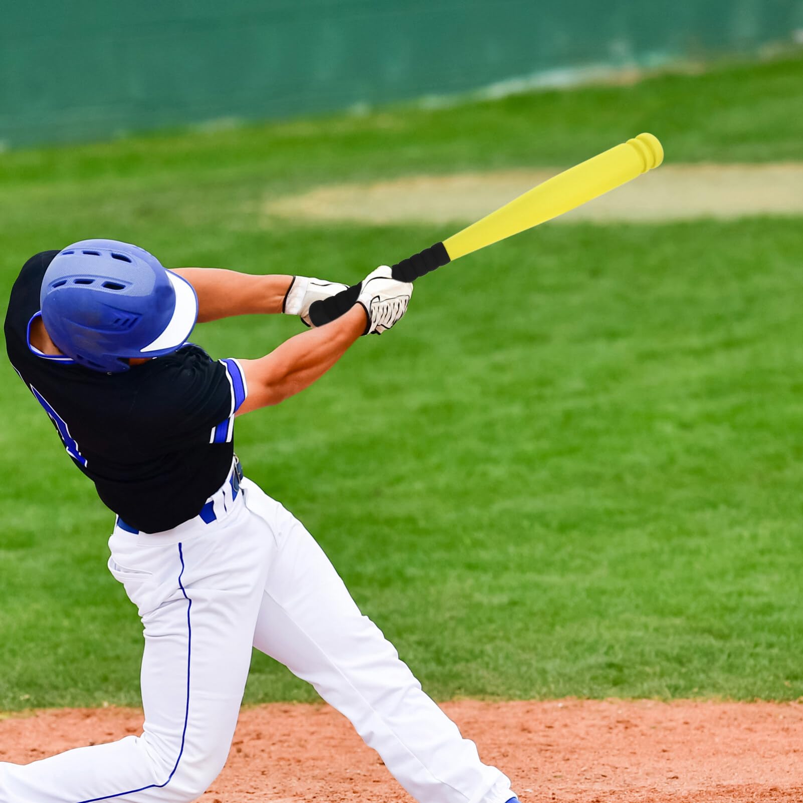 Batte de baseball pour enfants en mousse avec 4 balles de 53 cm - Batte de baseball de sécurité en plastique - Pour enfants, tout-petits, garçons et filles