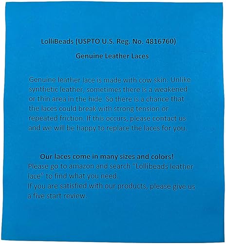 Miniatura 7 de Cordón de piel LolliBeads TM cordón para trenzar