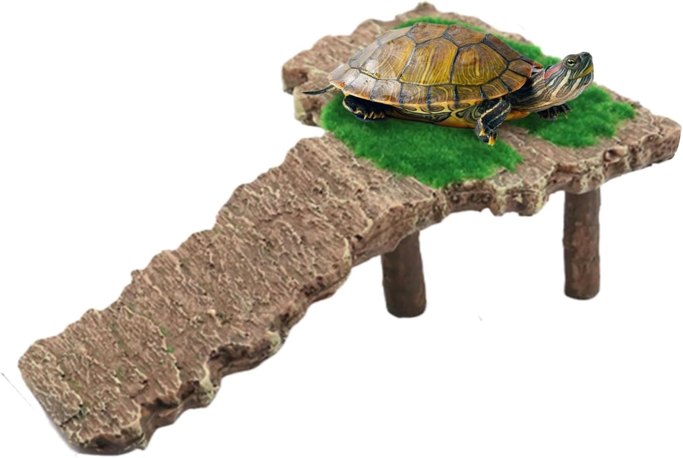 Turtle Ramp - Reptile Ramp | Turtle Procurement Accessories | Non-Window Ladder for Dock, Resting Place, Accessories for (B, as shown in figure)