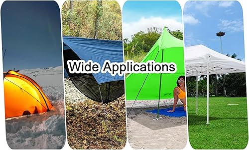 Miniatura 5 de Estacas para barras de refuerzo de jardín con gancho en J de 12 pulgadas de largo, 8 piezas, a prueba de óxido, anclajes de acero con revestimiento