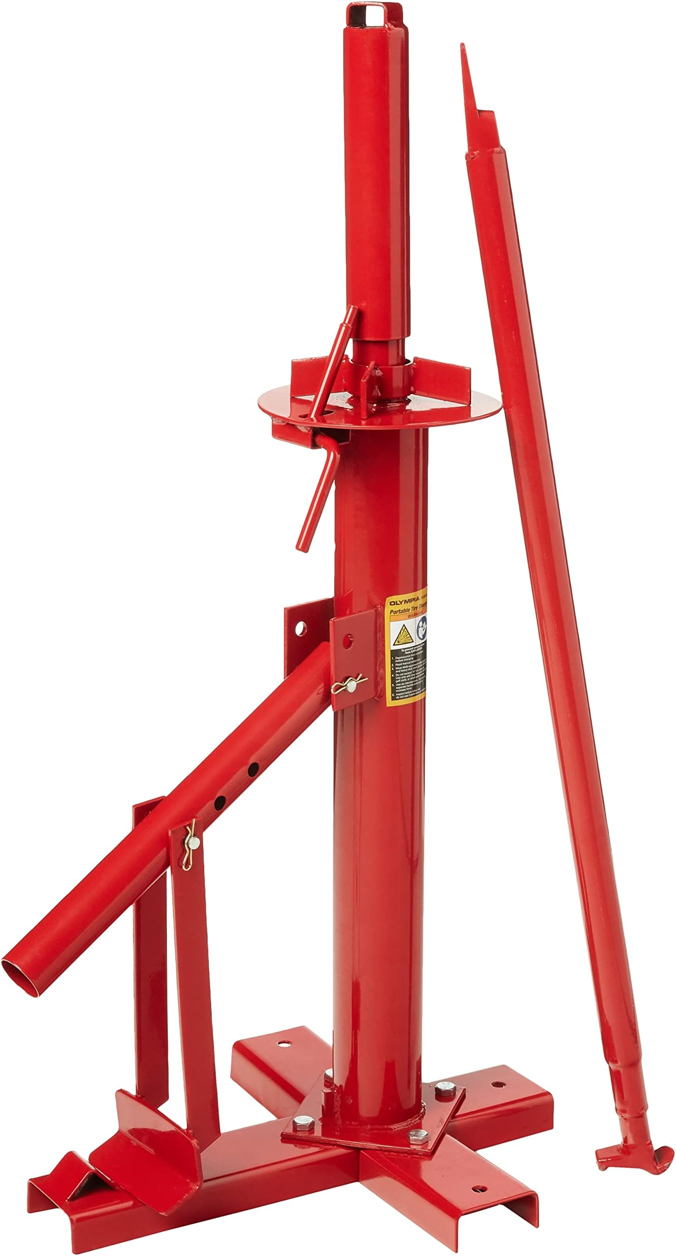 Olympia Tools Olympia Manual Tire Changer Base, Red, 75-378-101