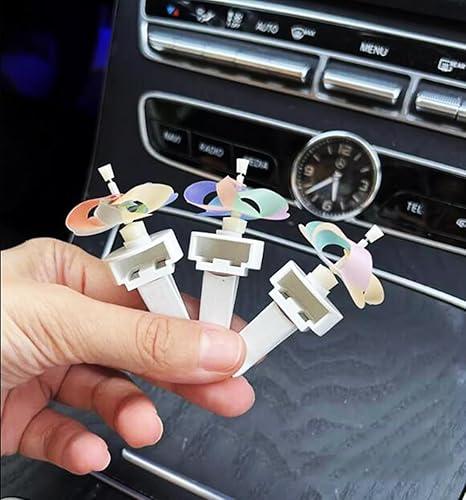 Miniatura 5 de U&M 3 paquetes de mini clip de ventilación de molino de viento, clip de salida de aire acondicionado, clip para ambientador de automóvil, accesorios