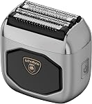 Rasoir en métal pour hommes : 4 Lames flottantes, IPX7 humide imperméable & Sécher Mini Razor, 120-Min Durée USB-C Rechargeable, Goomer de voyage tranquille avec LED Affichage & Verrouillage de voyage (Gunmetal Grey)
