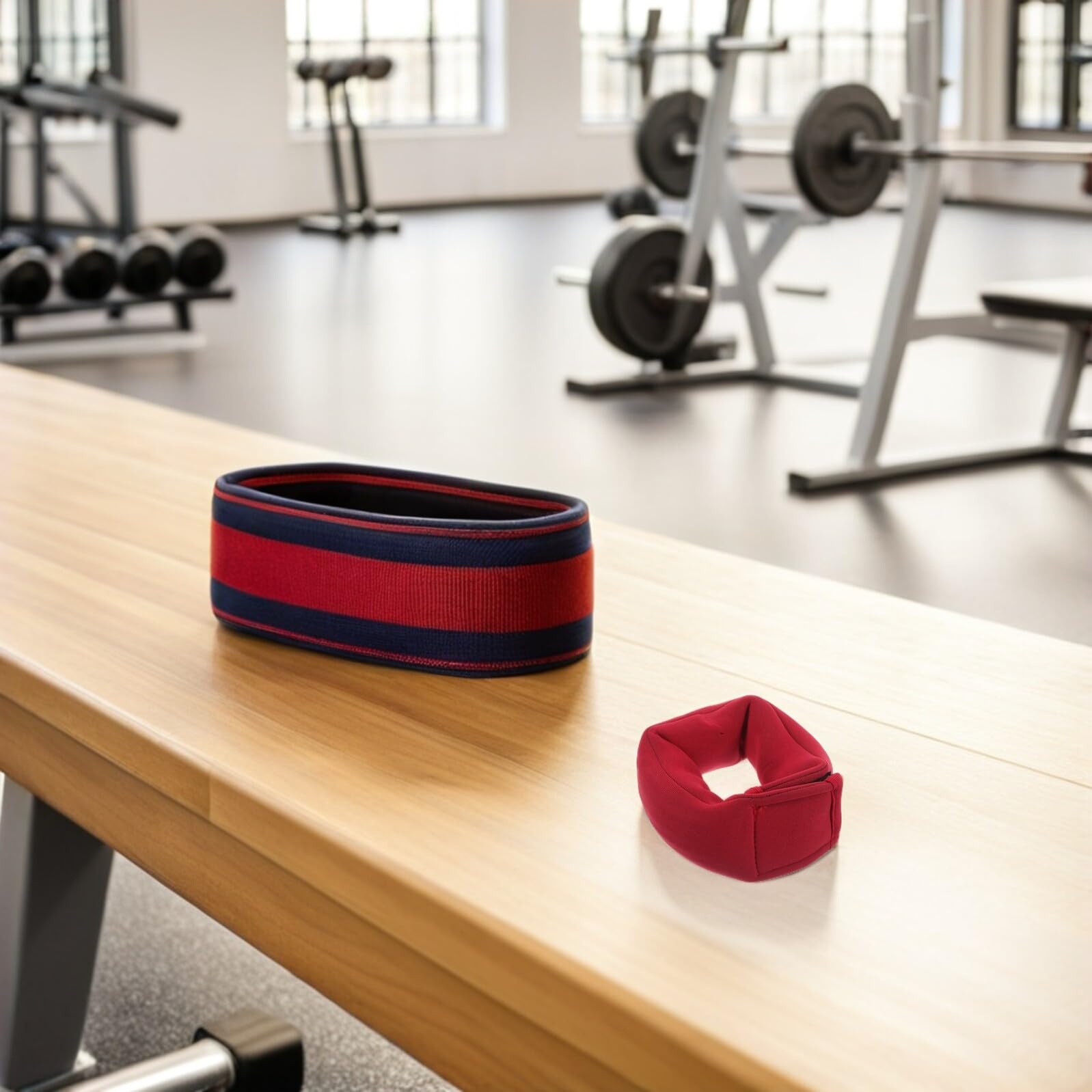 Pesas para Tobillos Ajustables 2 Piezas Saco de Arena Peso Rojo Pulsera de Entrenamiento Portátil para Correr y Fitness Equipo de Resistencia para Ejercicio en Casa y Aire