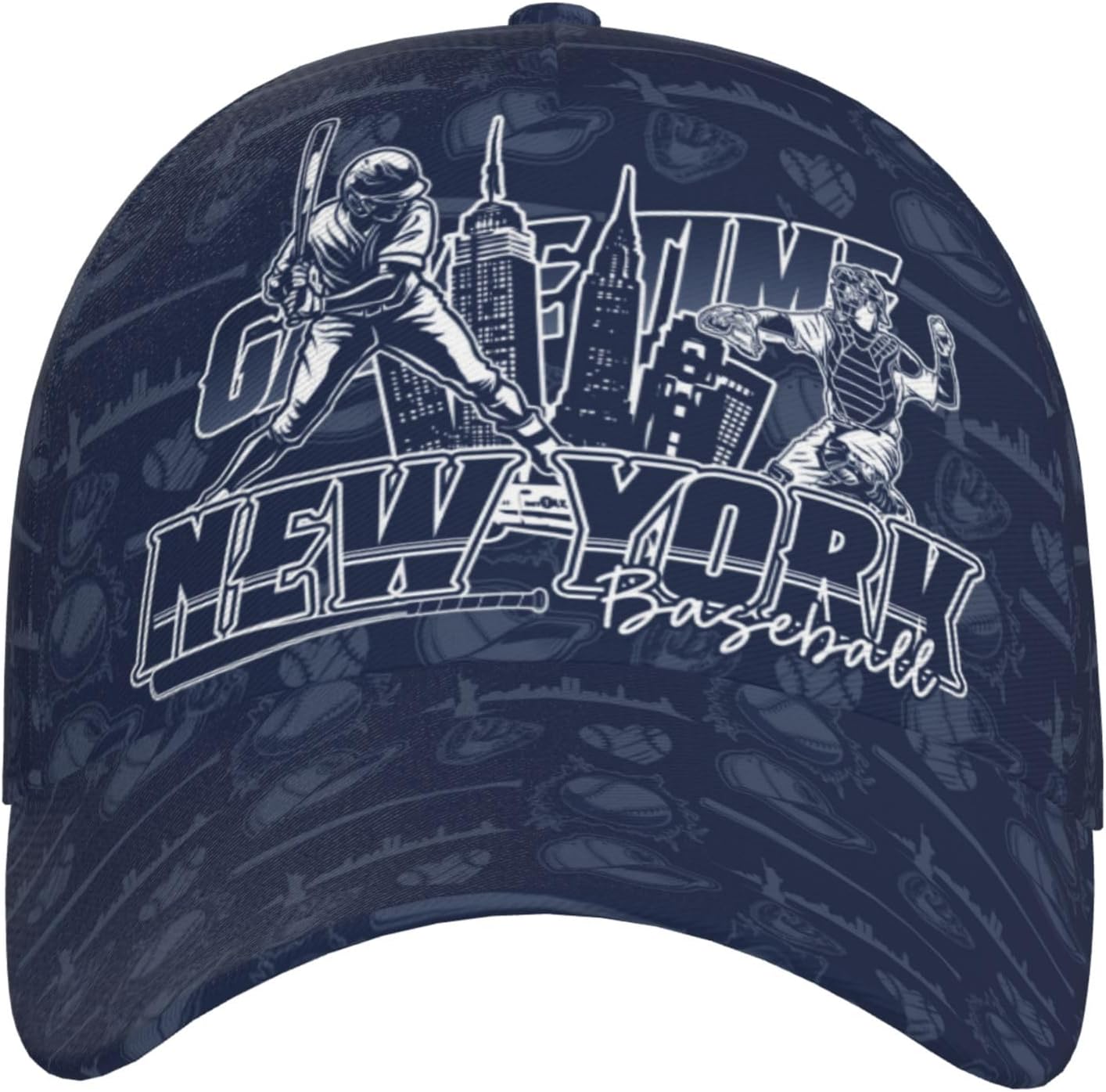 Baseball Cap for Men Women, Gifts for Fans, Baseball Sport Style Hat, Adjustable Print Hat Fans Gifts