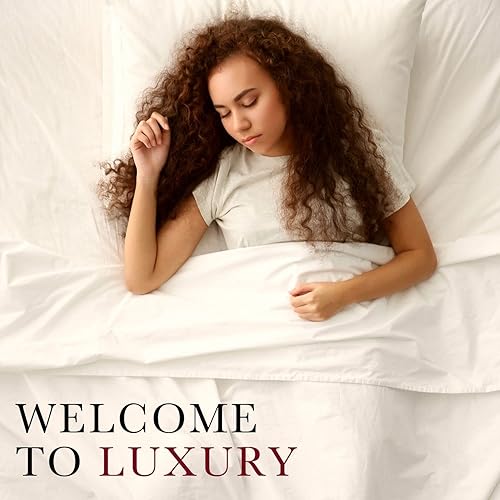 Miniatura 5 de Red Land Cotton Juego de sábanas de lujo  100% algodón cultivado en Estados Unidos  Premium Hotel ultrasuave ligero 4 piezas fabricado en Estados